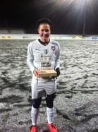 Signy Aarna viisi maalia, hat trick ja parhaan pelaajan palkinto